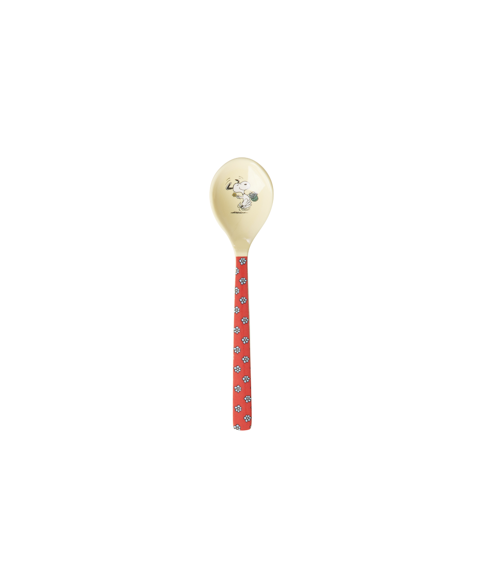 Melamine Tea Spoon Single - Red