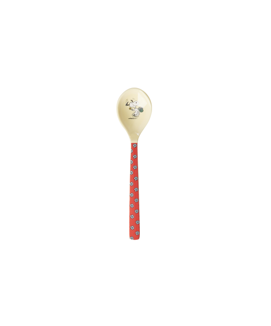 Melamine Tea Spoon Single - Red