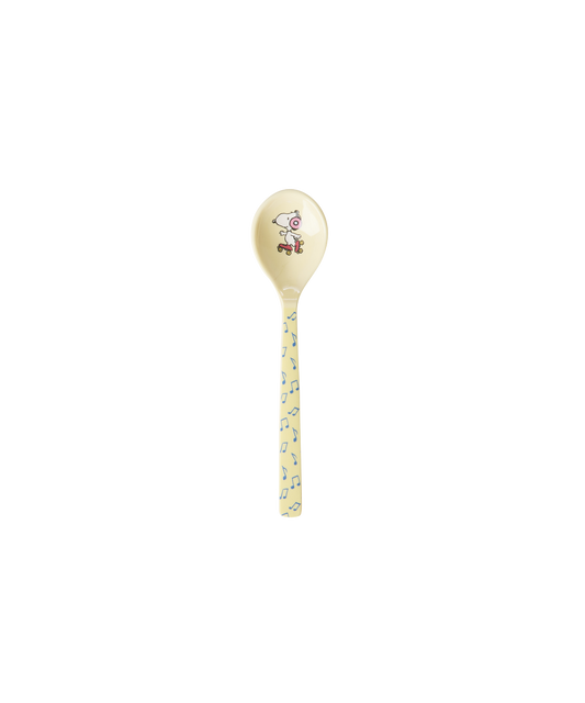 Melamine Tea Spoon Single - Yellow Rollerskate