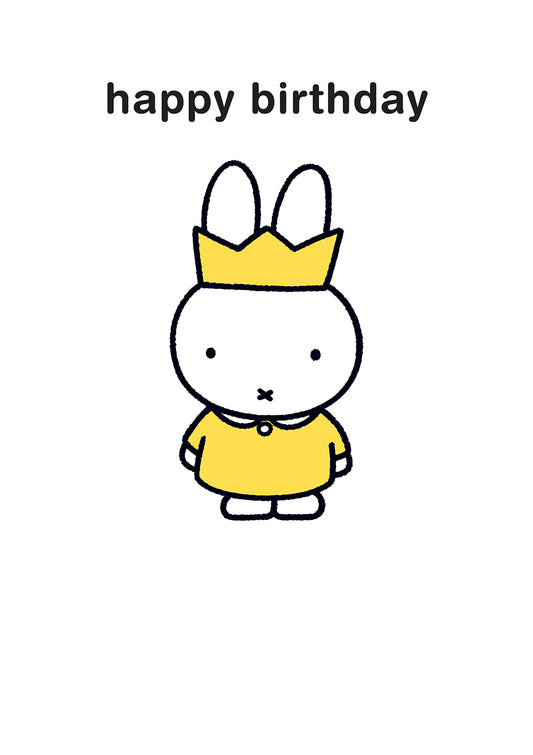 Miffy  - Happy Birthday Crown