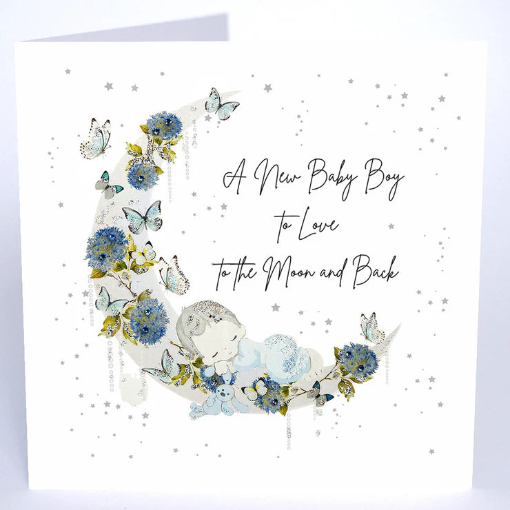 New Baby Boy (Moon) - Large