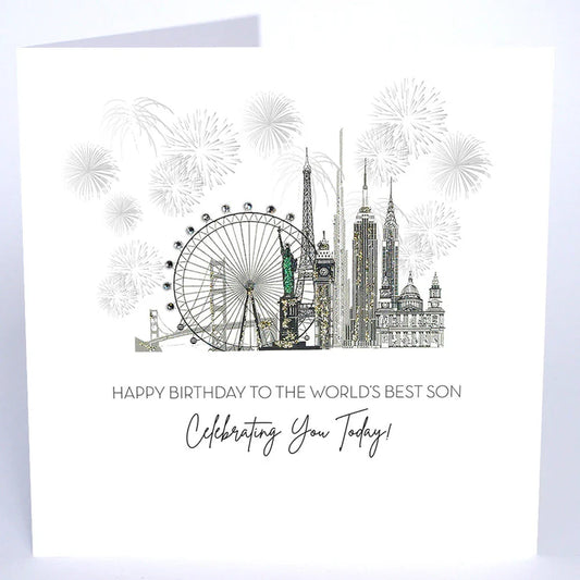 Happy Birthday To The Worlds Best Son - Large