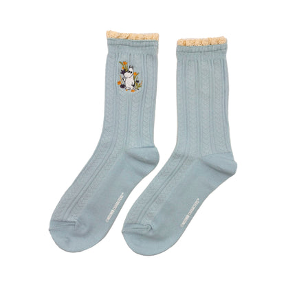 Moomin Blue Lace Moomin Socks