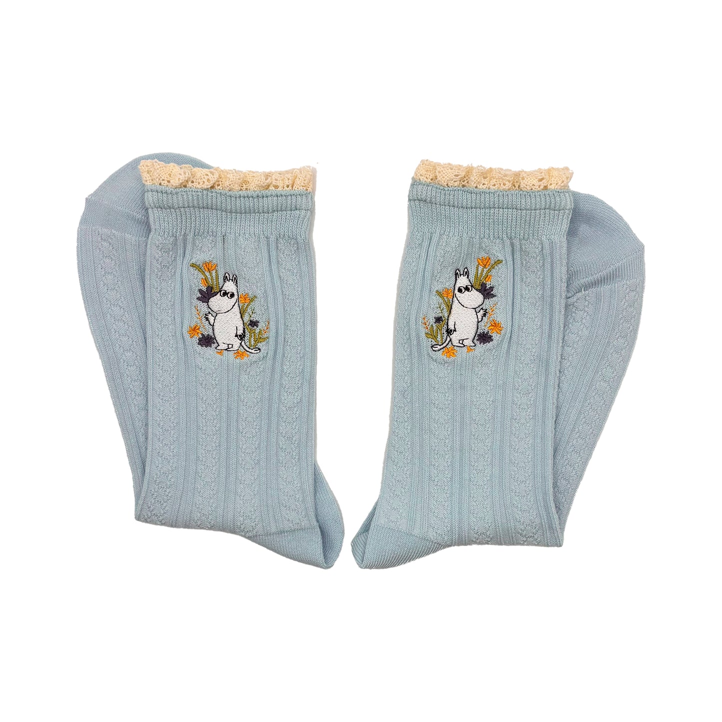 Moomin Blue Lace Moomin Socks