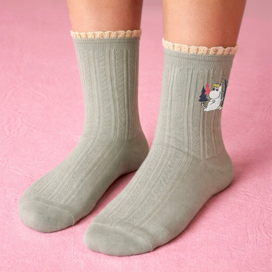 Moomin Green Lace Snorkmaiden Socks