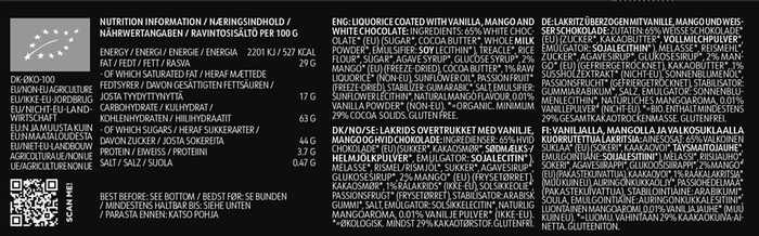 Slow Crafted Mango and Vanilla - Regular 265g