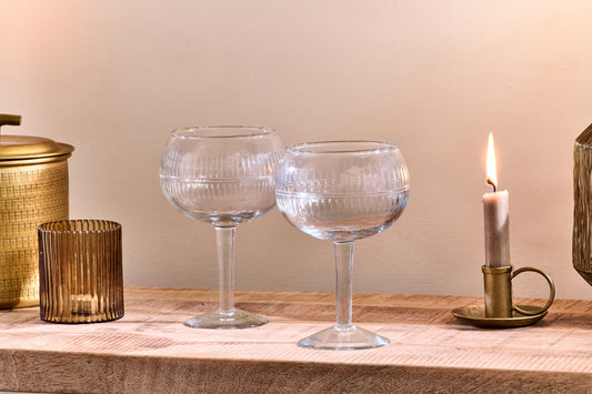 Mila Clear Gin Glass - Set of 2