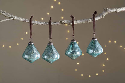Tamti Bauble - Teal Crackle