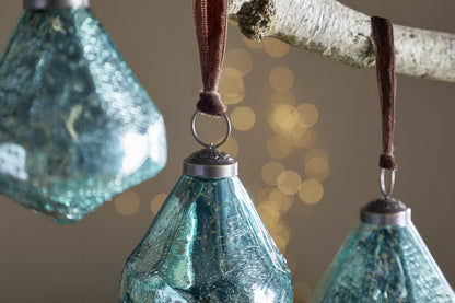 Tamti Bauble - Teal Crackle