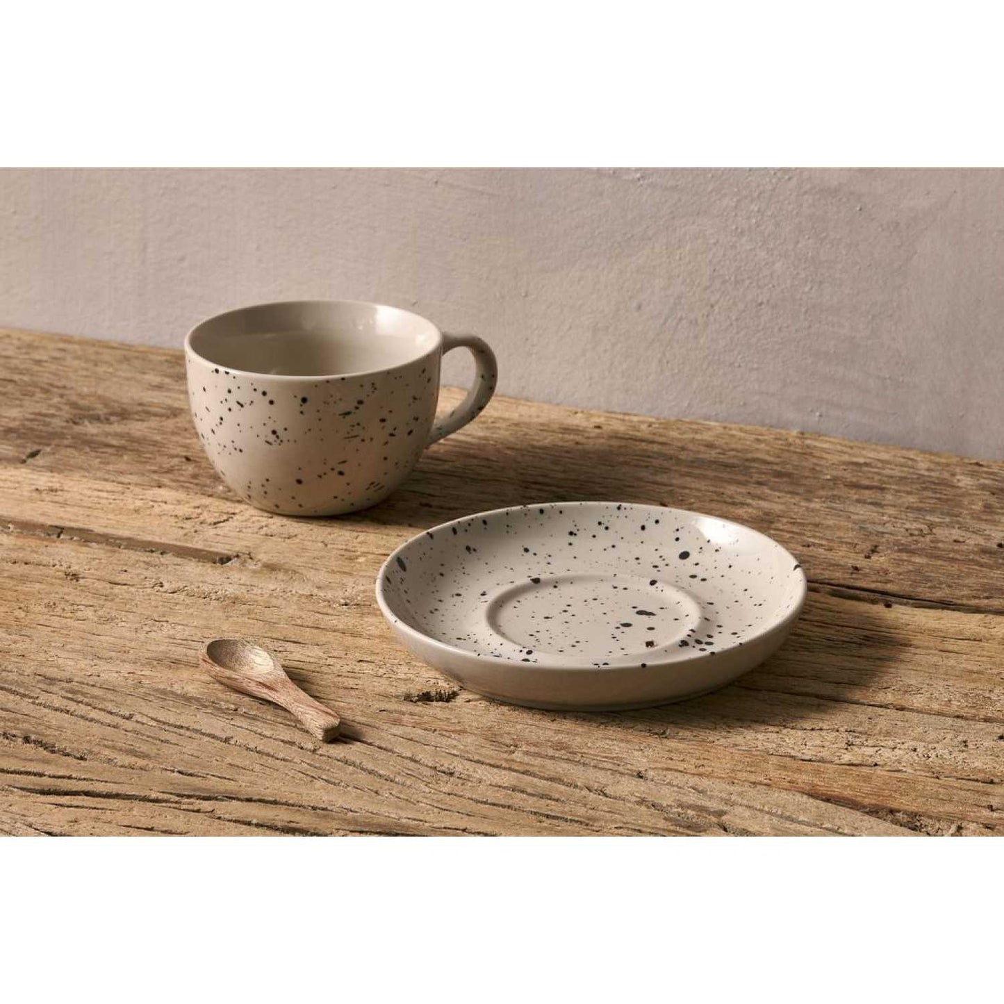 Ama Splatter Cup and Saucer