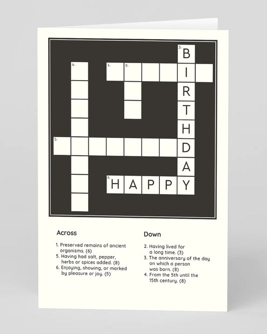 Happy Birthday Crossword
