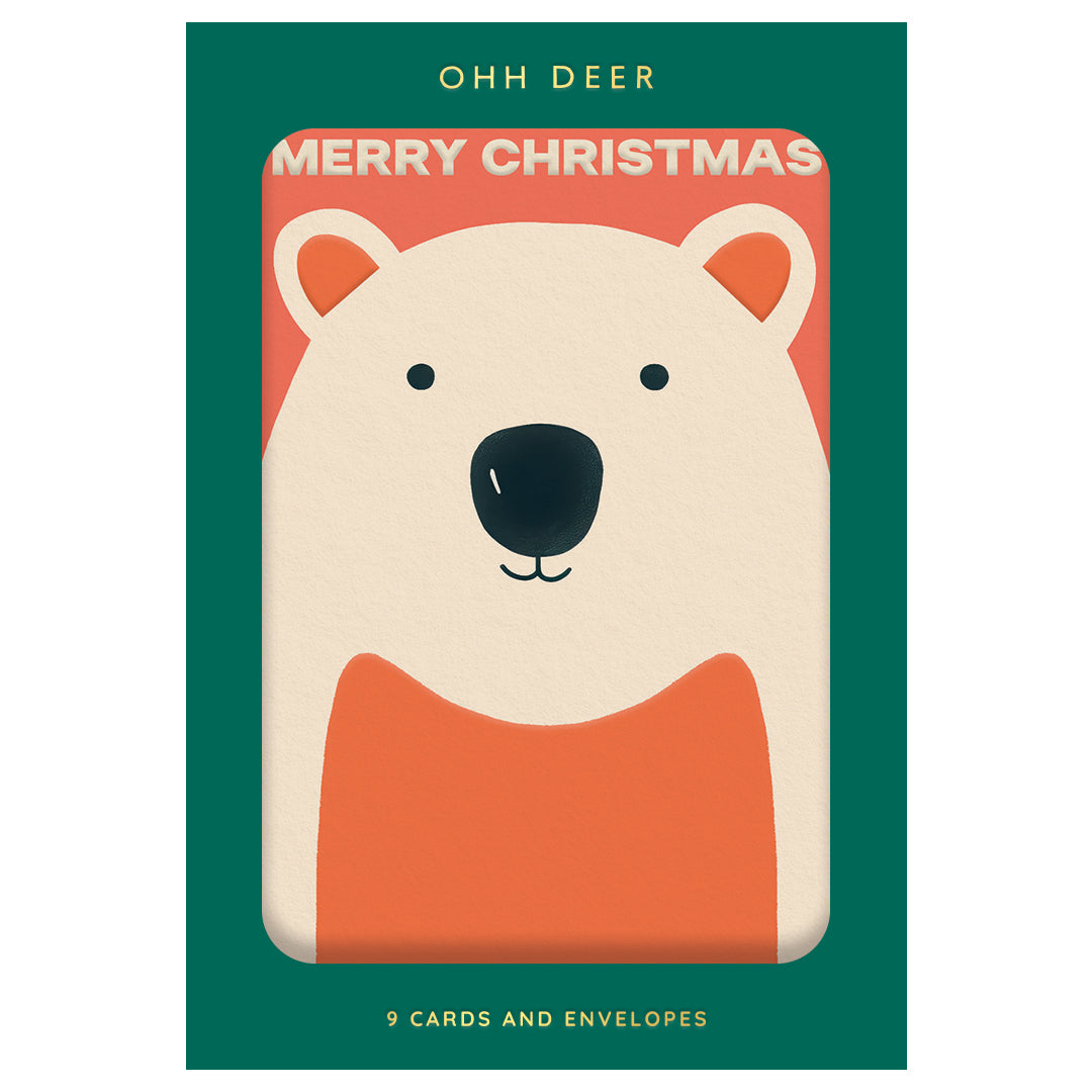 Assorted Christmas Card Set Christmas Characters - Pack of 9
