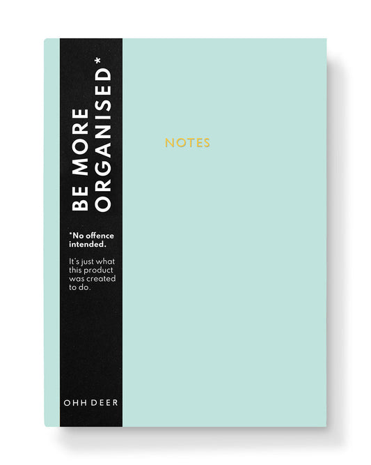 Pastel Blue Linen Notebook