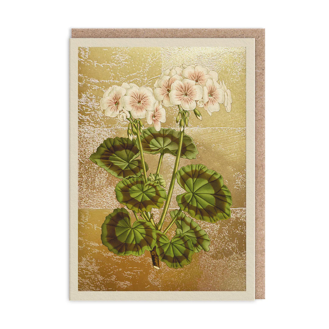 Geranium Greetings Card