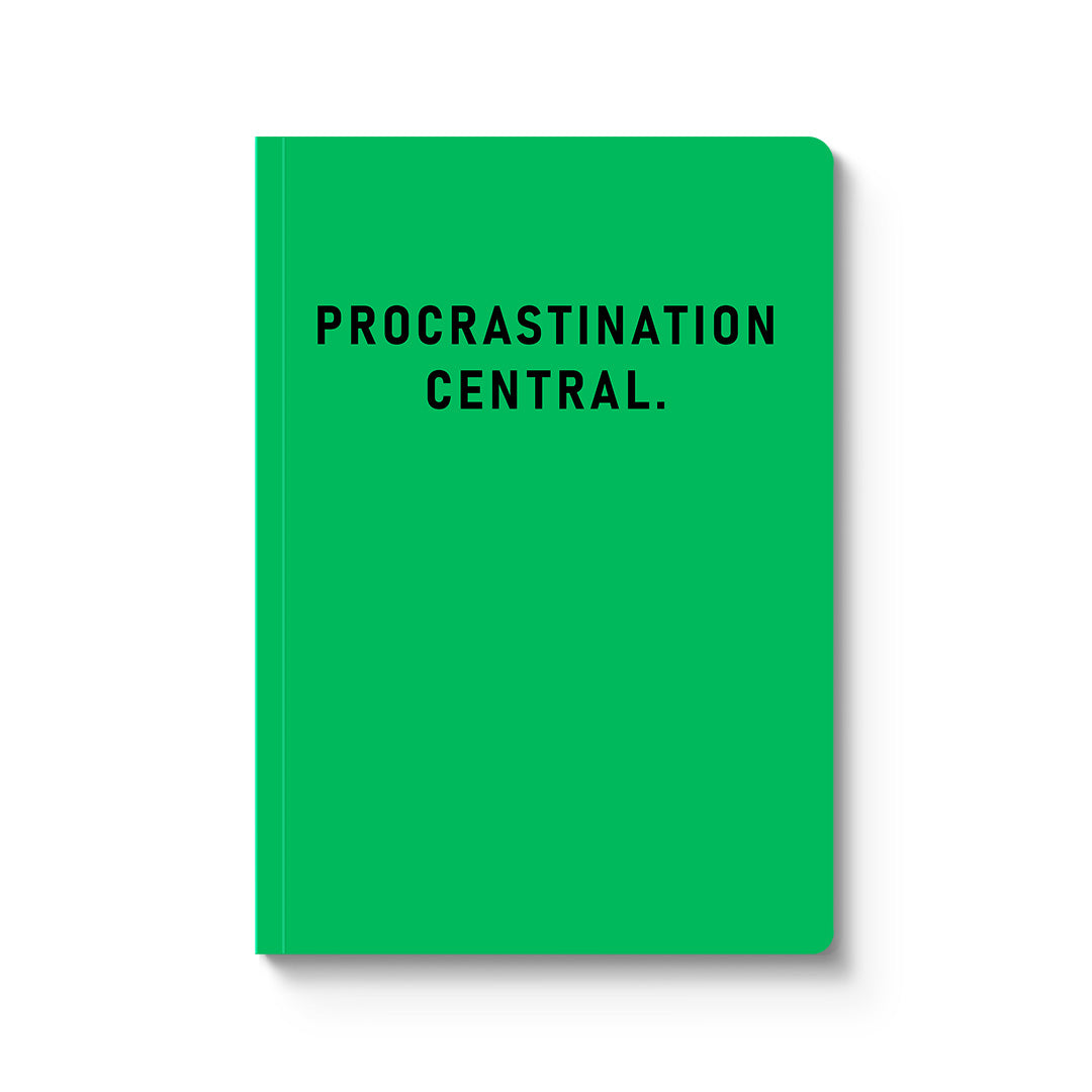 Procrastination Paperback Notebook