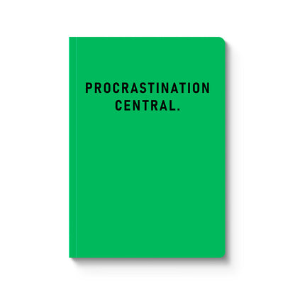 Procrastination Paperback Notebook