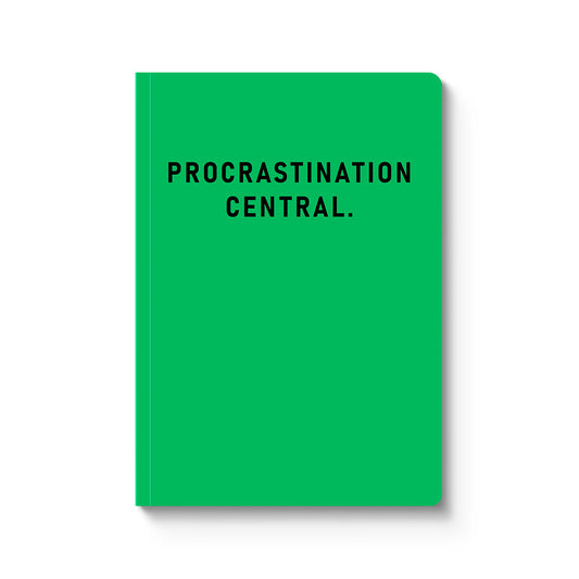 Procrastination Paperback Notebook