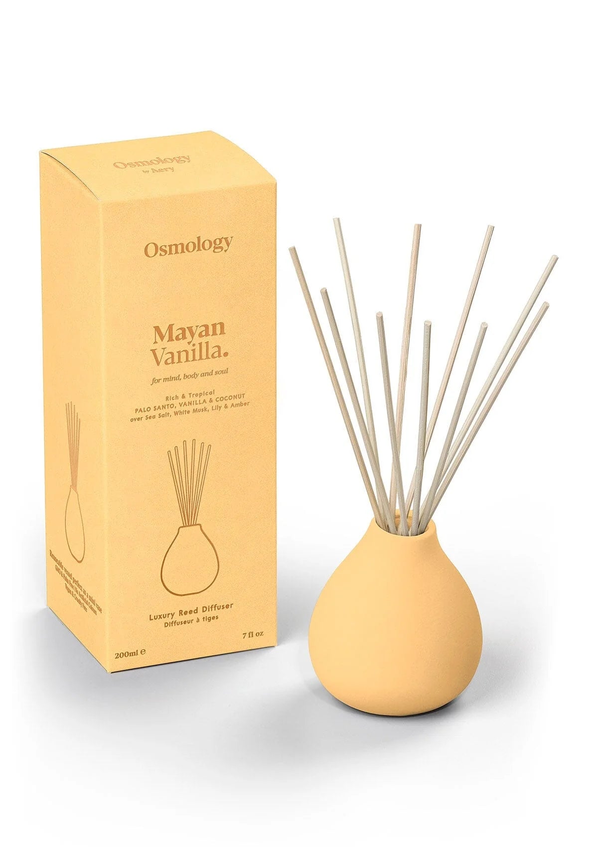 Mayan Vanilla Reed Diffuser - Palo Santo Vanilla Coconut