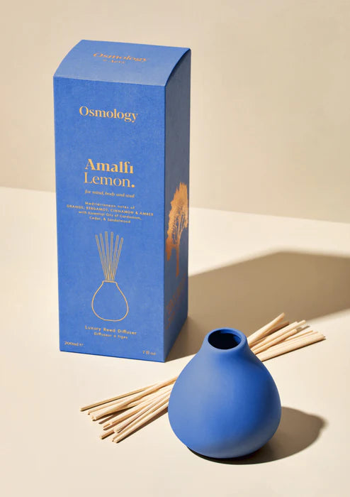 Amalfi Lemon Reed Diffuser - Orange Bergamot Cinnamon and Amber