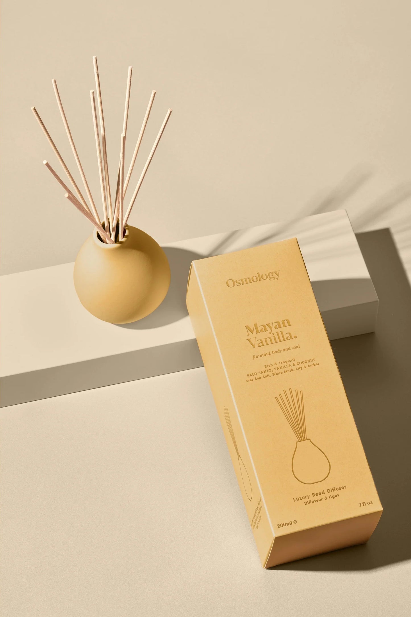 Mayan Vanilla Reed Diffuser - Palo Santo Vanilla Coconut