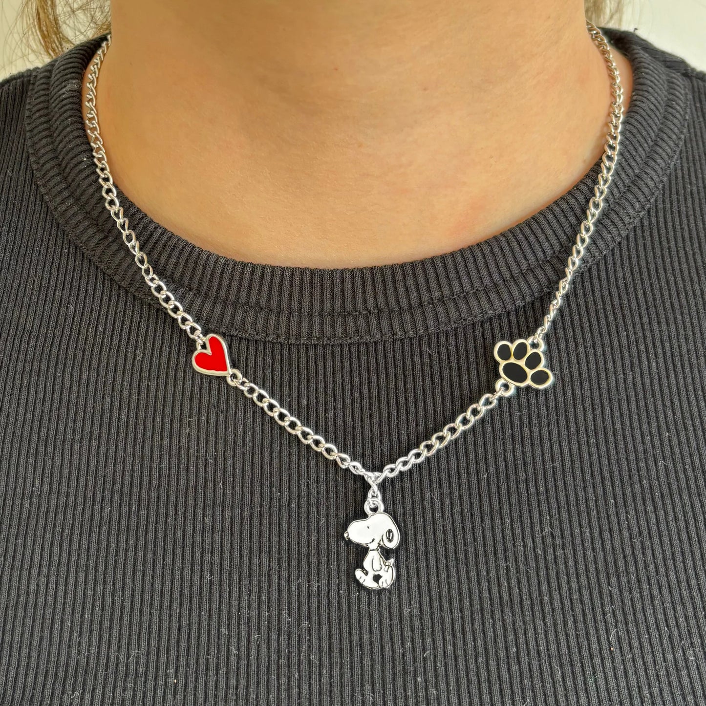 Peanuuts Enamel Snoopy Necklace