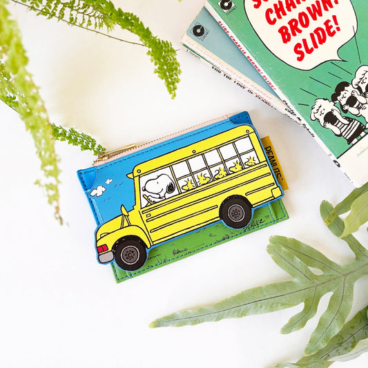 Peanuts Bus Zip Purse