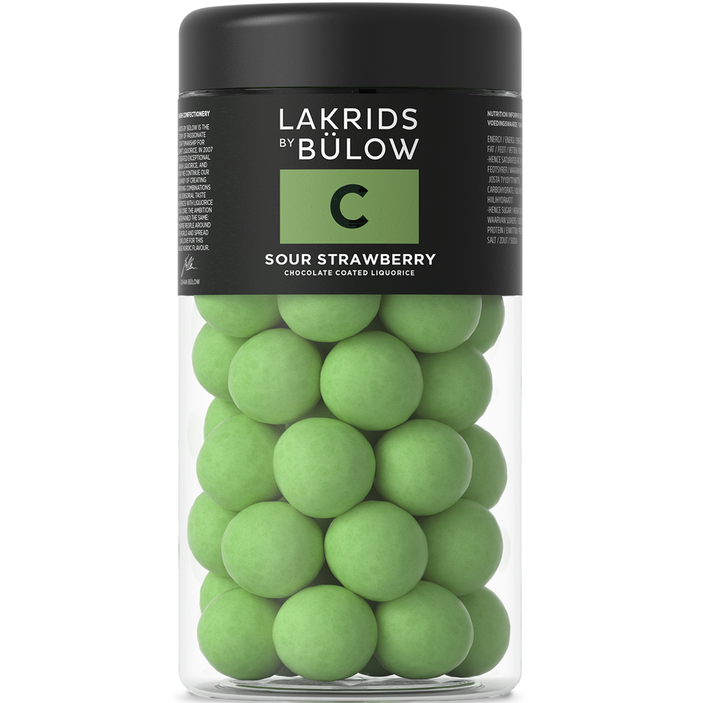 C Sour Strawberry Coated Liquorice - Regular 270g