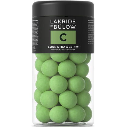 C Sour Strawberry Coated Liquorice - Regular 270g