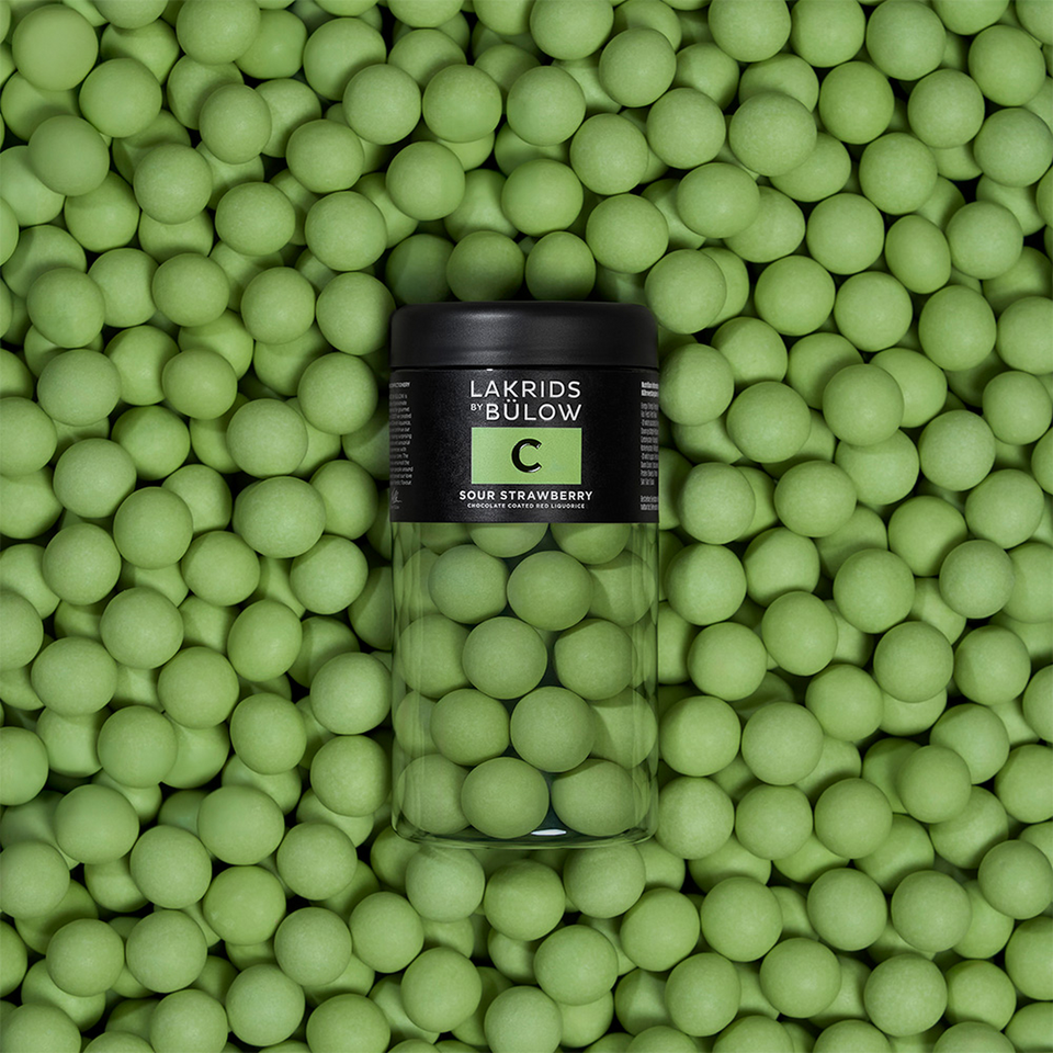 C Sour Strawberry Coated Liquorice - Regular 270g