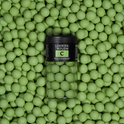 C Sour Strawberry Coated Liquorice - Regular 270g