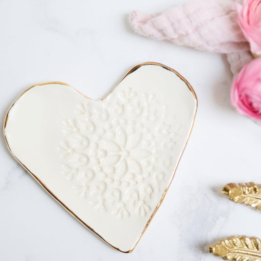 Heart Stamp Trinket Dish