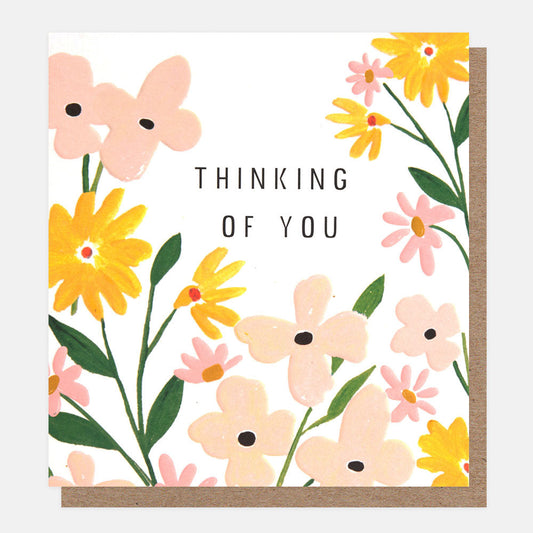 Thinking Of You - Yellow and Peach Floral