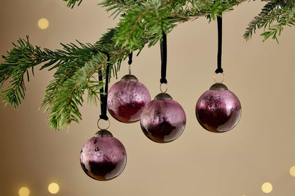 Pannee Round Baubles - Ruby