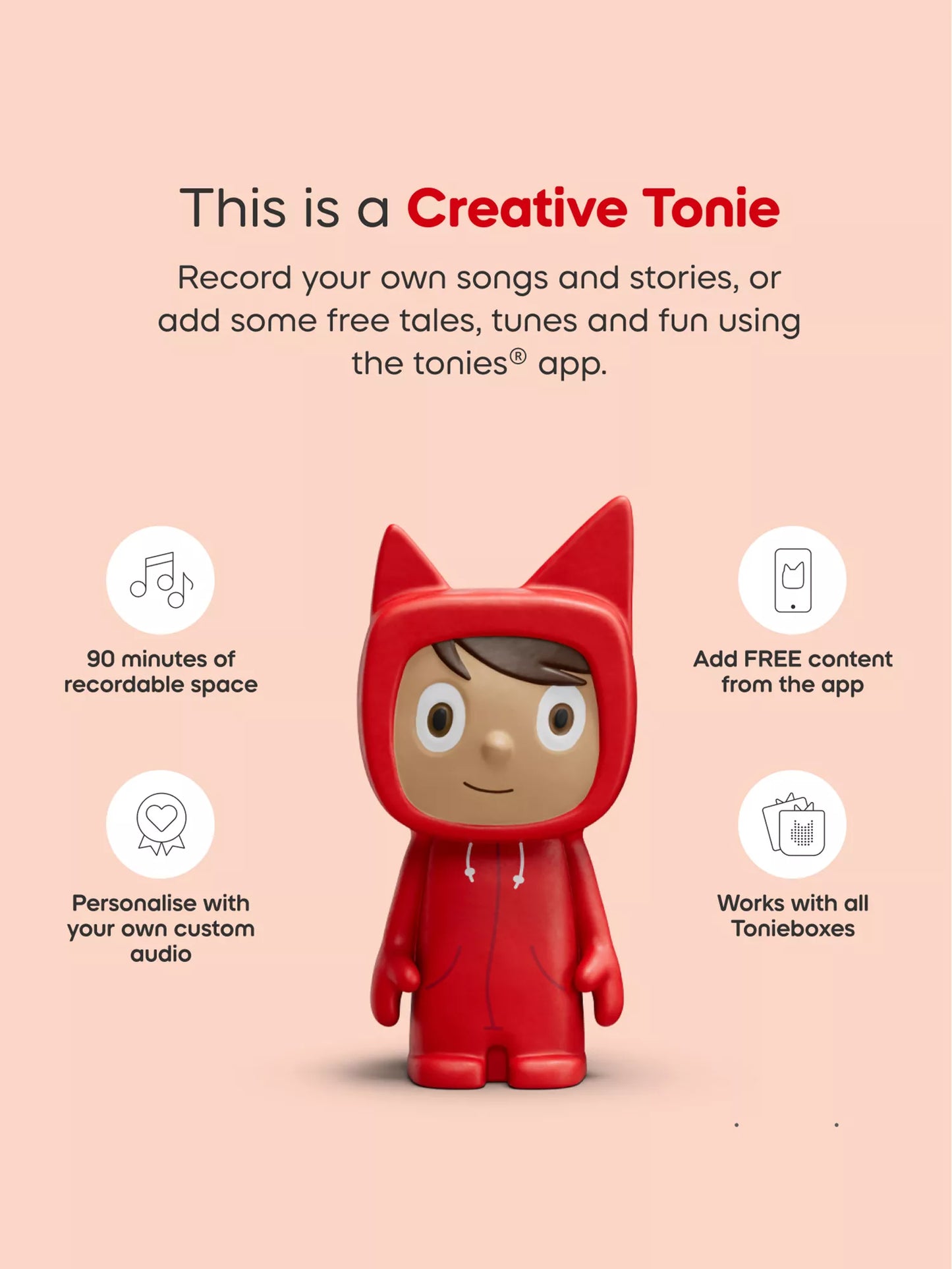 Toniebox 2 Sunset Red Starter Set Creative Tonie Rubie