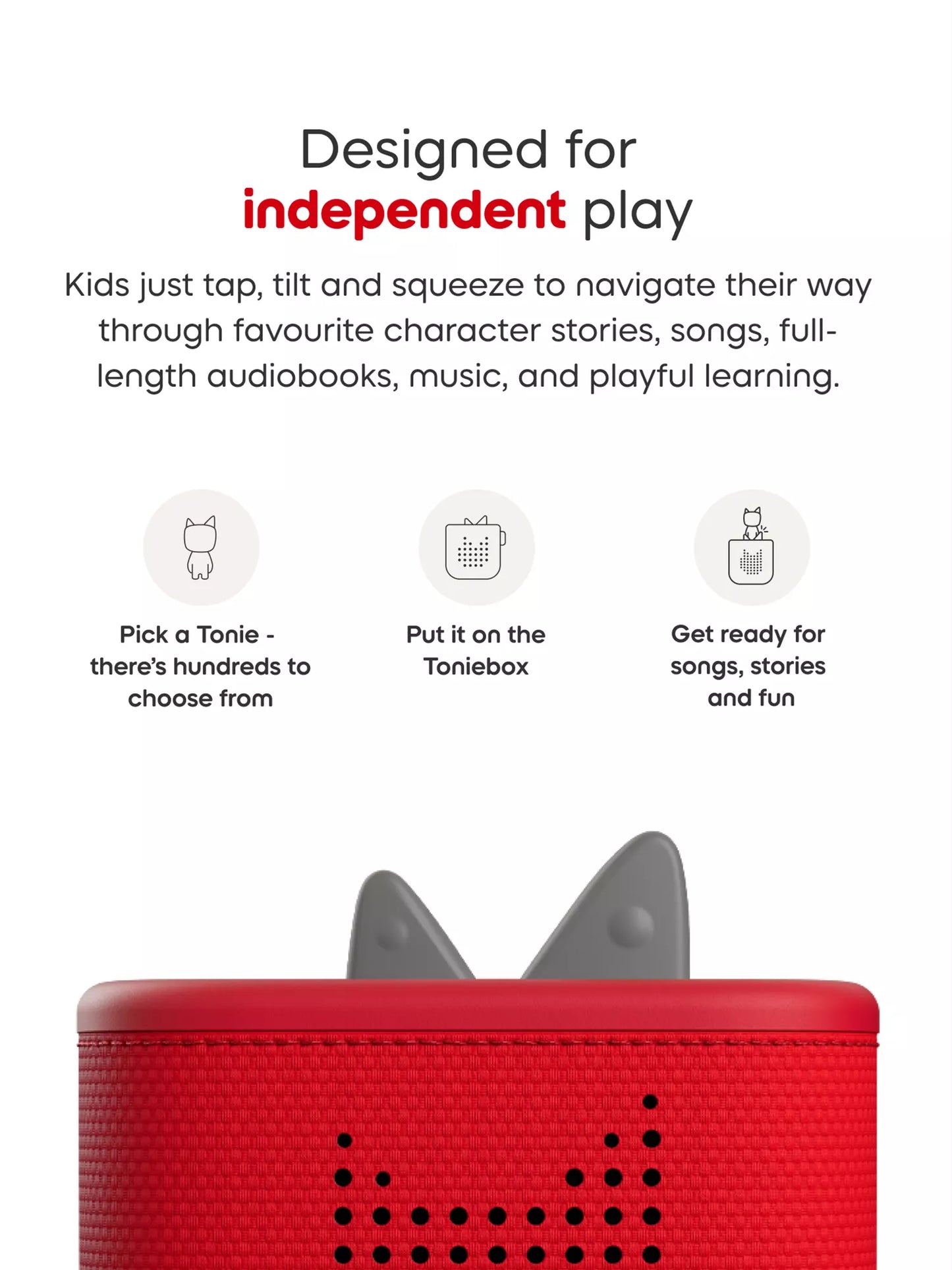 Toniebox 2 Sunset Red Starter Set Creative Tonie Rubie