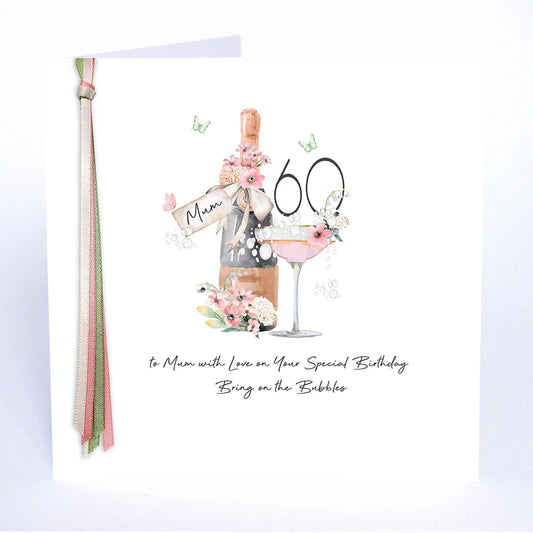 Ribbons and Roses 60 To Mum With Love On Your Special Birthday