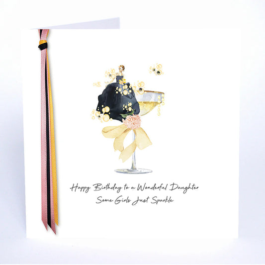 Ribbons and Roses Happy Birthday Wonderful Daughter