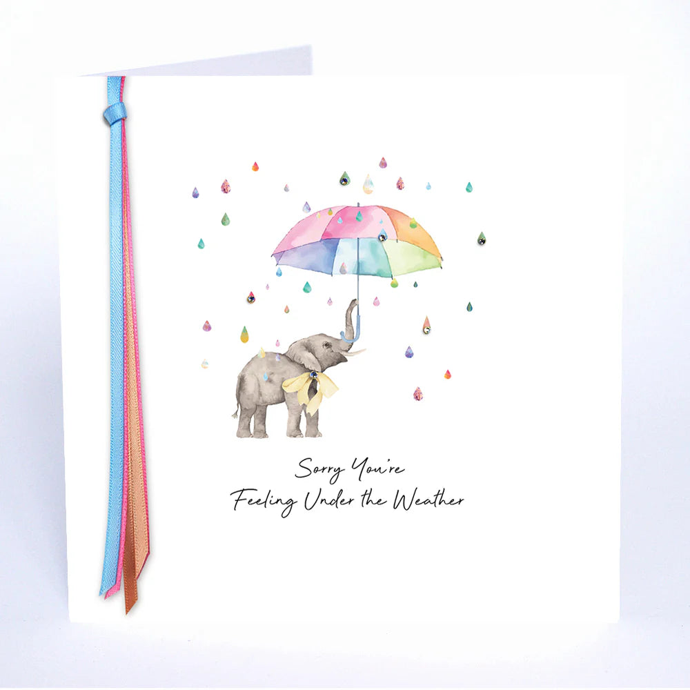 Ribbons and Roses Sorry You're Feeling Under the Weather