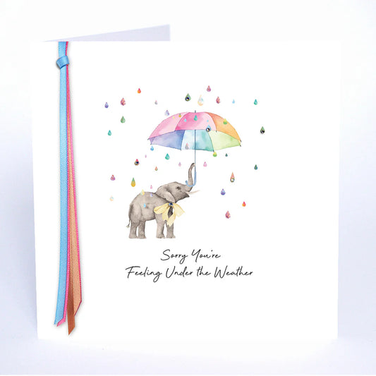 Ribbons and Roses Sorry You're Feeling Under the Weather