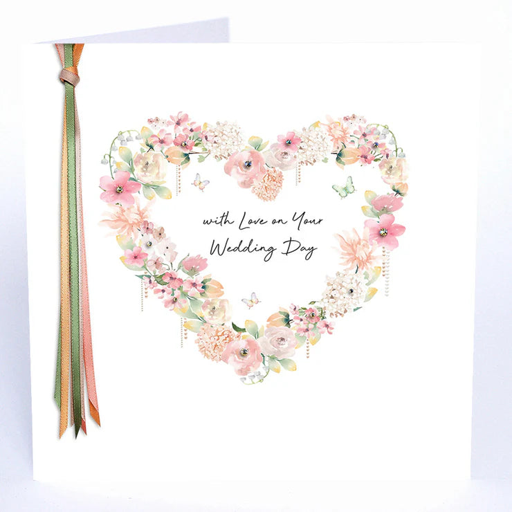 Ribbons and Roses With Love On your Wedding Day - Large