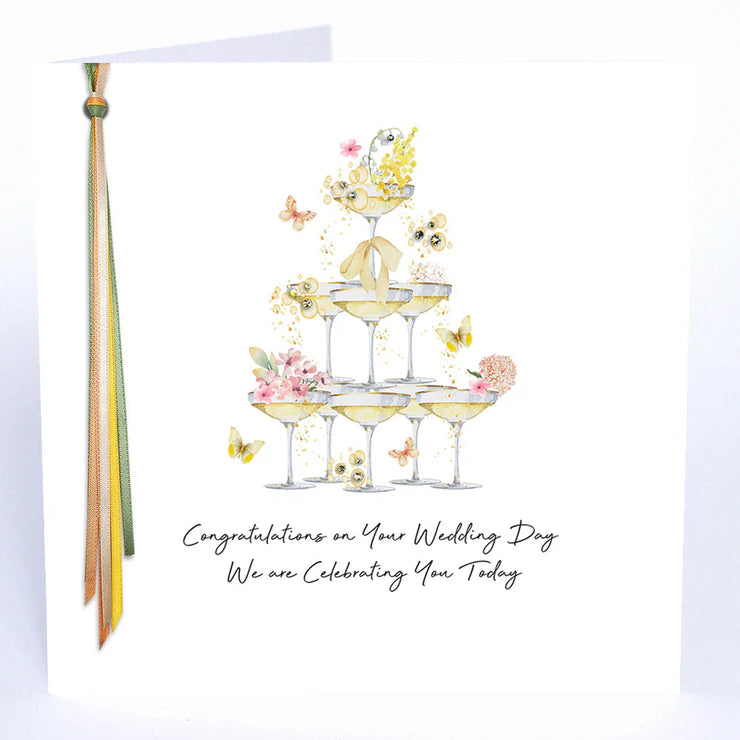 Ribbons and Roses Celebrating You Today,Wedding Day - Large