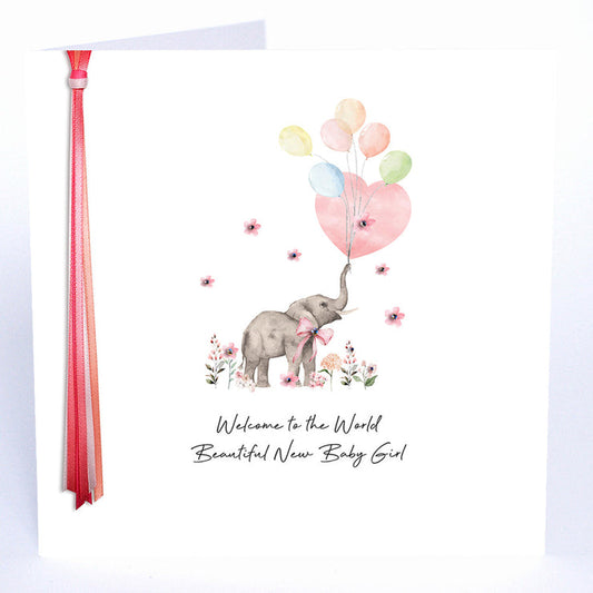 Welcome To The World Beautiful New Baby Girl - Large