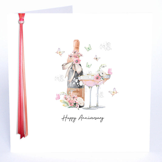 Ribbons and Roses Happy Anniversary - Large