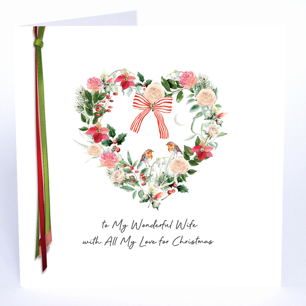 To my Wonderful Wife for Christmas - Ribbon Candy Large