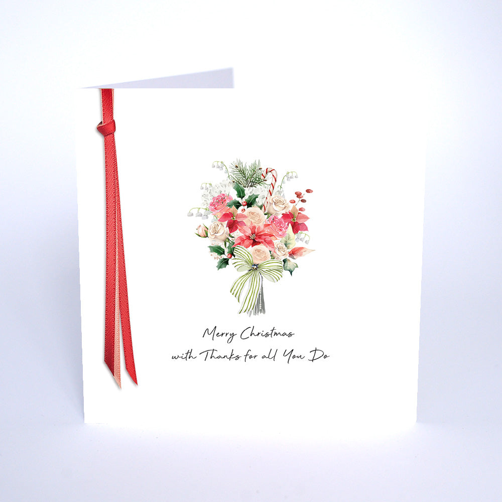 Ribbon Candy Small - Merry Christmas With Thanks For All You Do