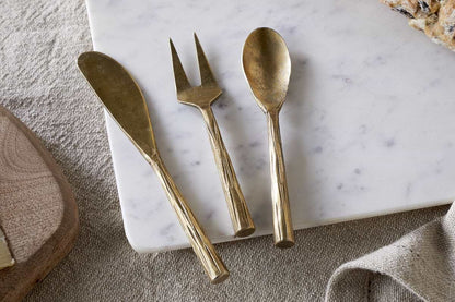 Roda Antique Brass Serving Set