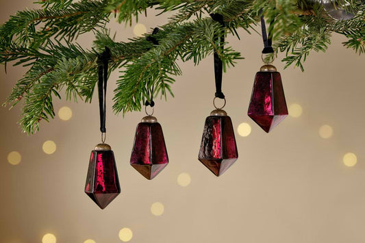 Ratnam Bauble, Ruby - Large