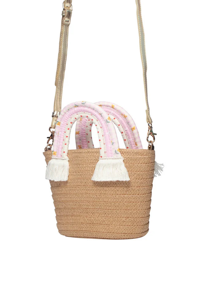 Picnic Rainbow Handle Basket
