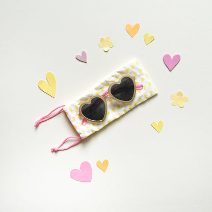 Glitter Heart Sunglasses