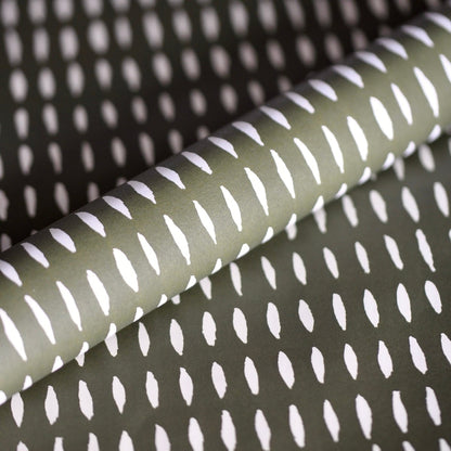 Gift Wrap - Seed Olive